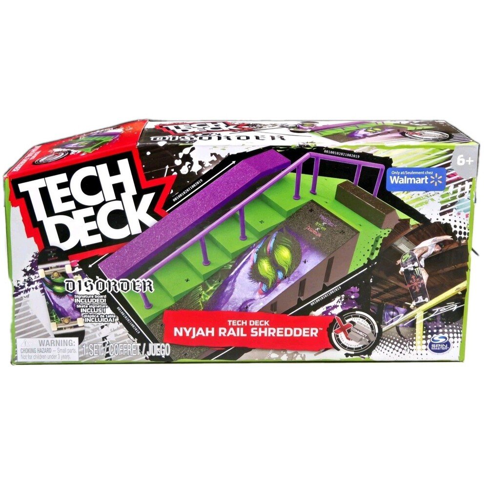 Tech Deck Disorder Nyjah Rail Shredder Playset Exclusive Signature Board NEW